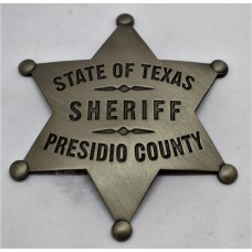Presidio County Sheriff Badge